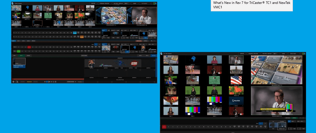 Newtek TriCaster TC1 Version 7 new features