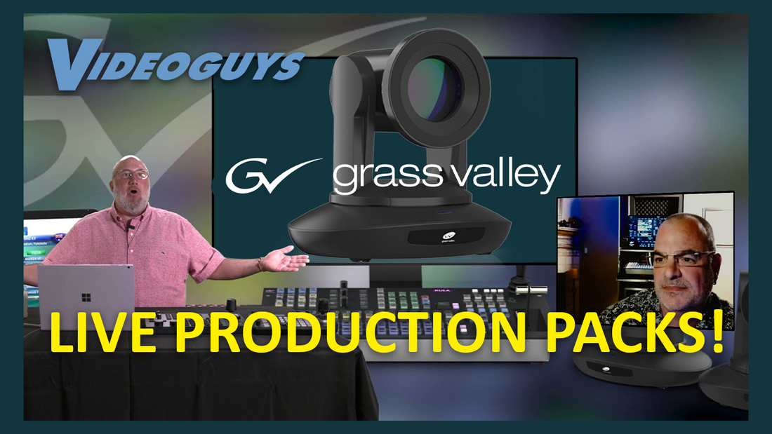 Live Production Packs for HOW, Sports & Broadcasters Now Available from Grass Valley