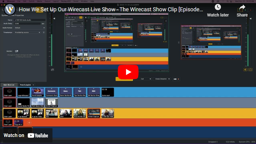 Setting Up Your Live Streaming Show with Wirecast – Videoguys