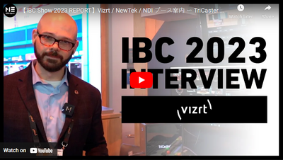 IBC Show 2023 REPORT:  Vizrt TriCaster Mini Go