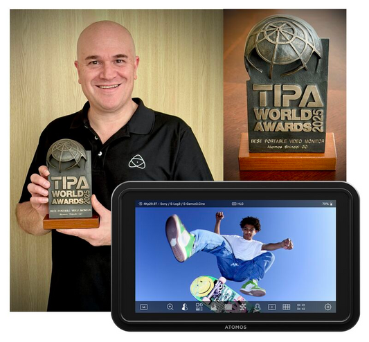 Atomos Shinobi GO Wins Best Portable Video Monitor at TIPA World Awards 2025