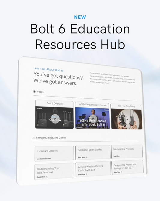 Learn, Setup, and Stream: Explore Teradek’s New Educational Resources for Bolt 6 Users