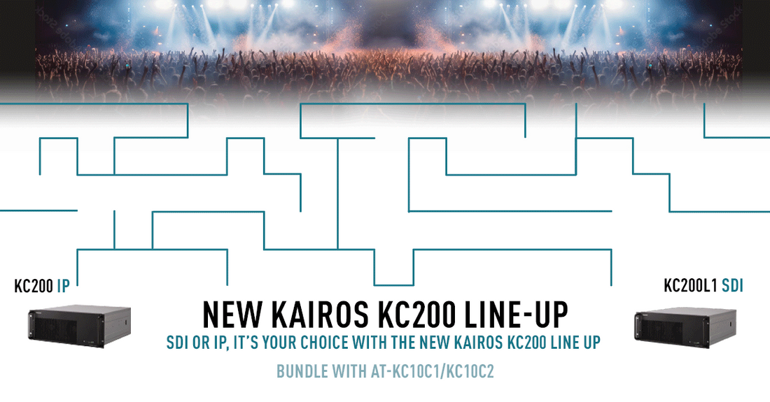 Go SDI or IP with KAIROS KC200 Series: Now with Enhanced Performance & Easier Activation