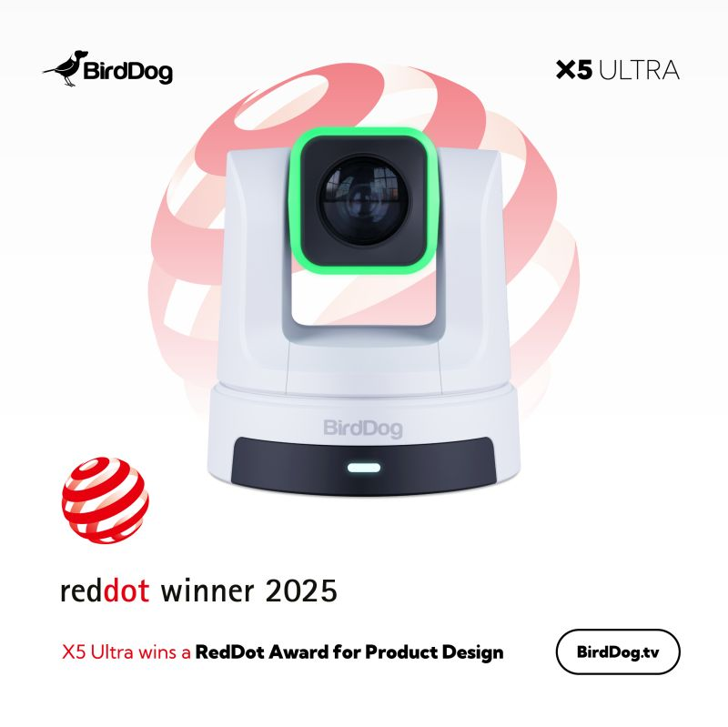 BirdDog X5 Ultra Wins Prestigious Red Dot Award: Product Design 2025