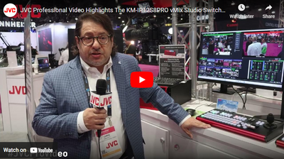 Discover the Features of the New JVC KM-IP12S8PRO Studio Switcher Powered by vMix