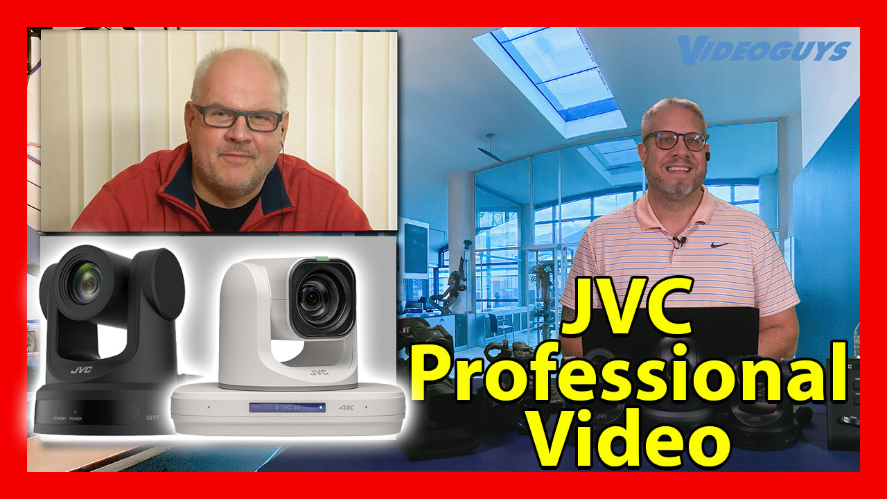 JVC KY-PZ400N(B/W)E - Caméra 4K PTZ , 12 x zoom, avec NDI, double streaming  