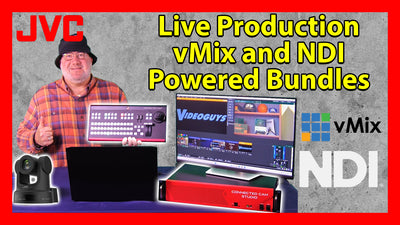 Ultimate Live Production: New JVC Bundles with vMix and NDI Power!