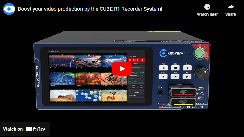 Boost Your Video Production with the Kiloview CUBE R1 Recorder System