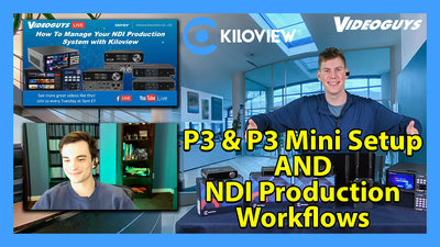 How to Set-up Cellular Bonding with Kiloview P3 and P3 Mini & How To Manage Your NDI Production  System with Kiloview