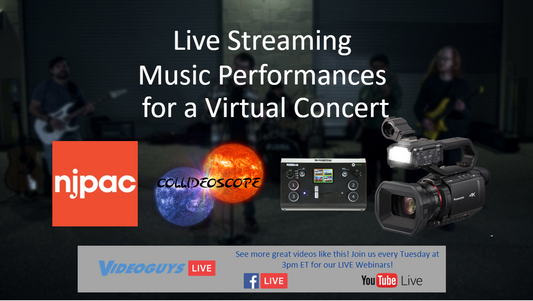 Live Streaming Music Performances for a Virtual Concert