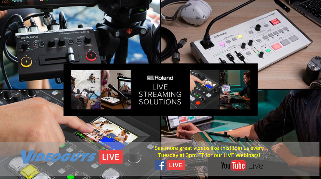 Roland Live Streaming Solutions Videoguys Live