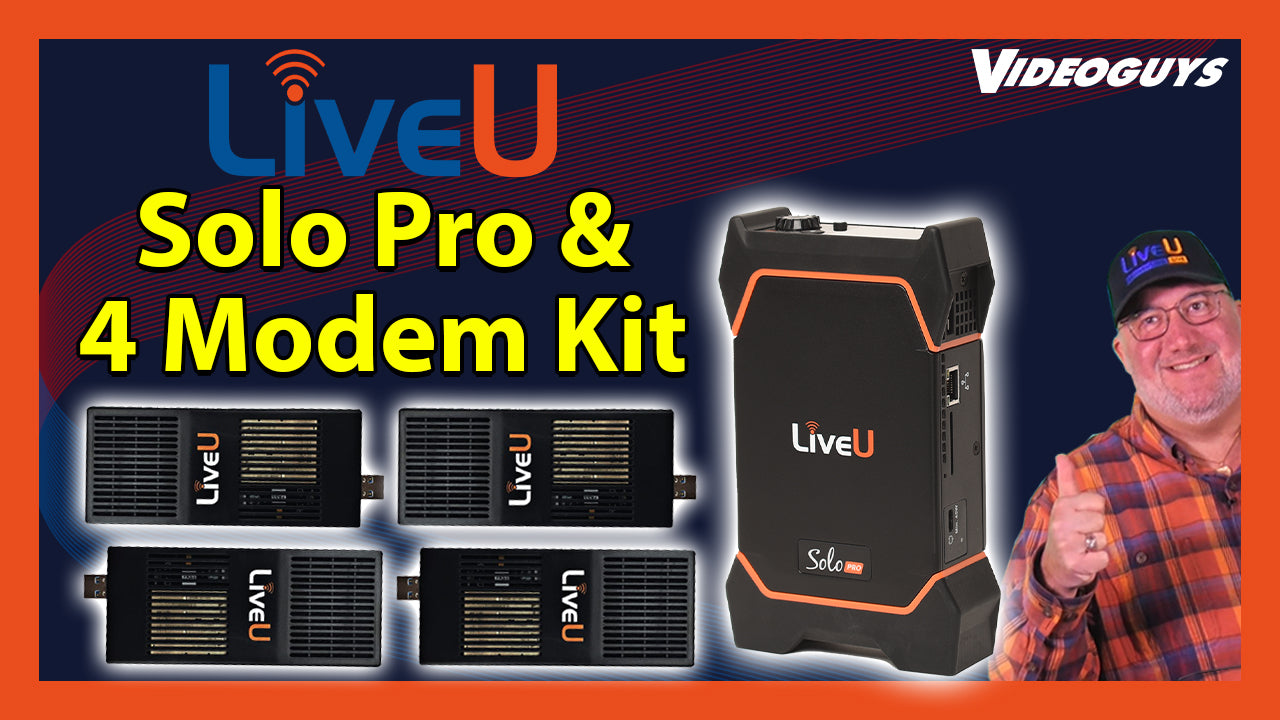 Unlock Professional Live Streaming with LiveU Solo Pro and New 4 Modem ...