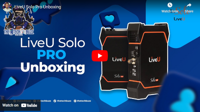 LiveU Solo Pro Unboxing and Streaming from Conventions