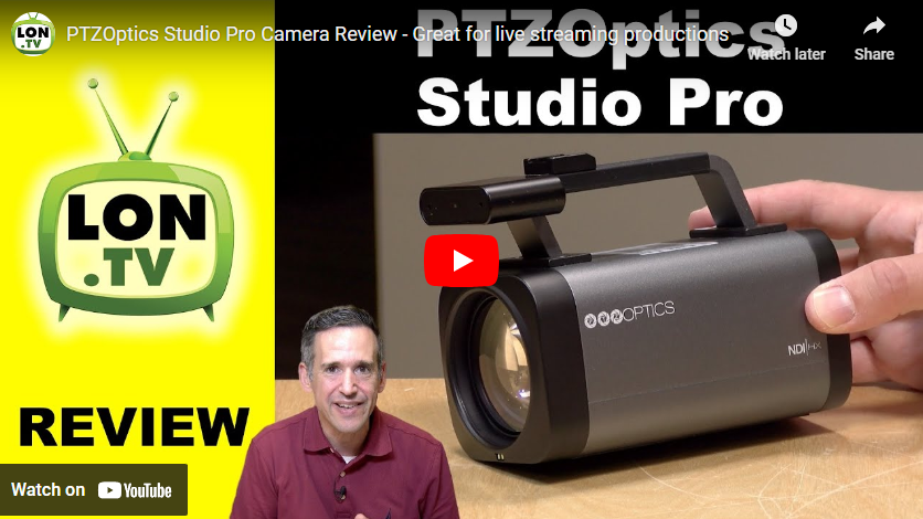 PTZOptics Studio Pro is Great for Live Streaming!