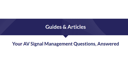Matrox Convert IP ST 2110 Signal Management FAQs