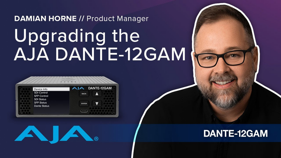 Learn AJA DANTE-12GAM with Expert Overview