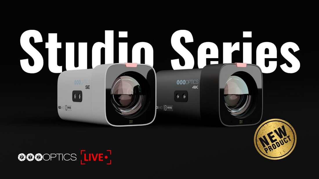 PTZOptics Studio SE – Affordable 1080p Fixed Camera with NDI HX3