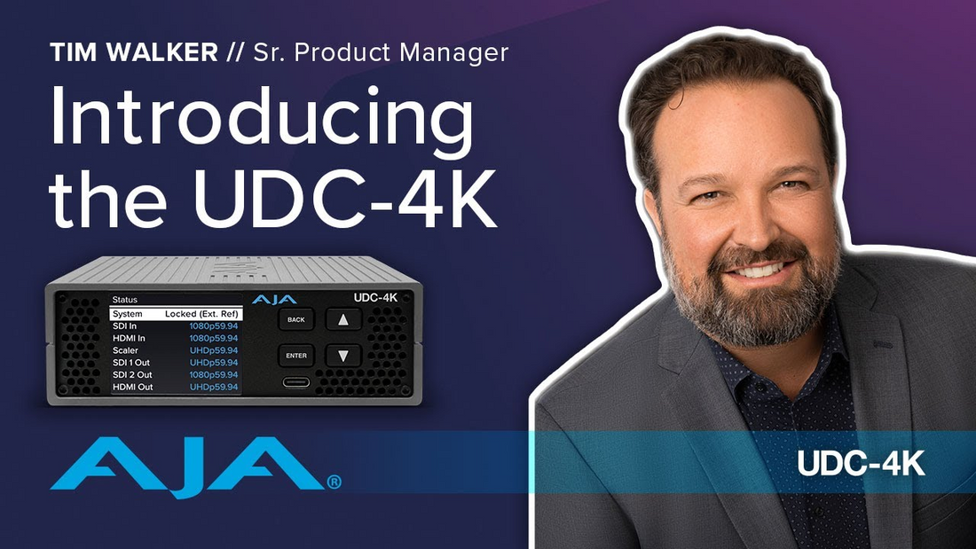 Simplify Complex Signal Chains with the AJA UDC 4K Mini Converter