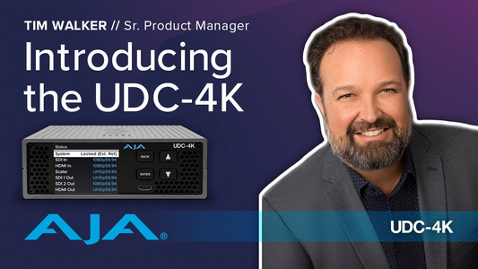 Simplify Complex Signal Chains with the AJA UDC 4K Mini Converter