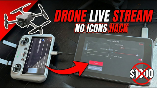 A Budget-Friendly Way to Remove Drone Overlays in Live Streams