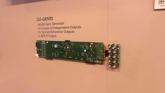 AJA Expands OpenGear Lineup with OG Gen 10 Sync Generator for Modern Broadcast Workflows