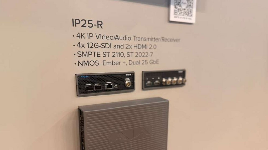 AJA IP25R Update Adds Transmit Mode, Expanding SMPTE 2110 Workflow Flexibility