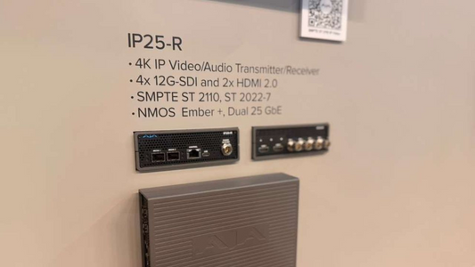 AJA IP25R Update Adds Transmit Mode, Expanding SMPTE 2110 Workflow Flexibility