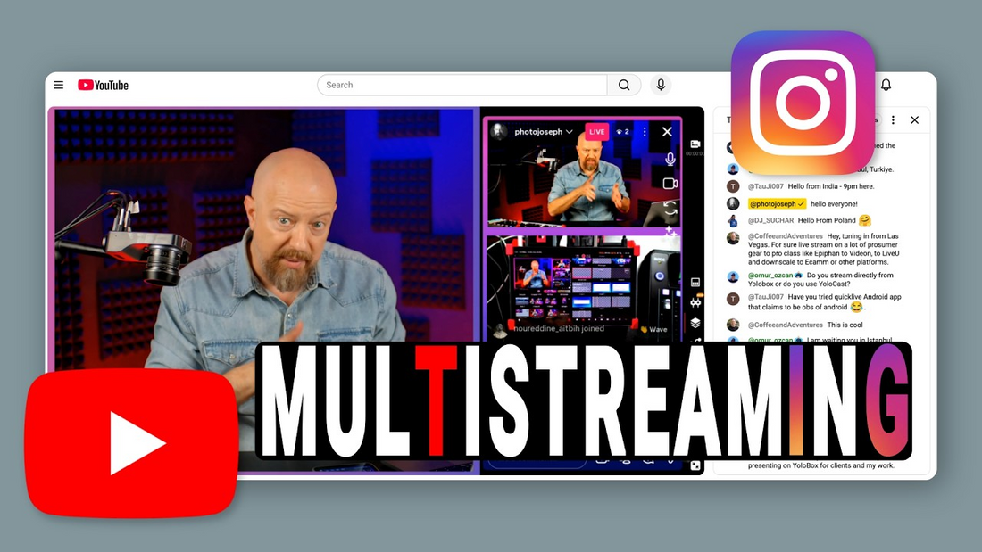 How to Stream to Instagram and YouTube at the Same Time with YoloBox