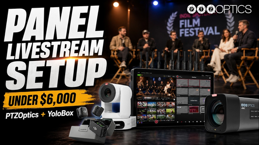 PTZOptics Move 4K and Studio 4K Create an Affordable Multi-Camera Livestream Workflow