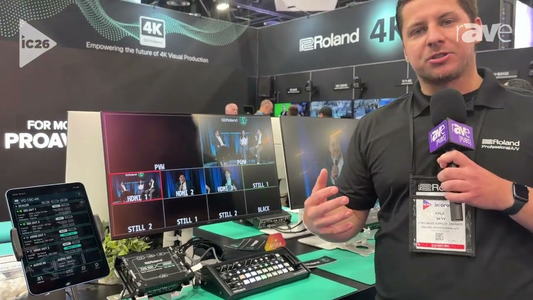 Roland V-1HD+ Rethinks Multi-Camera Production with 4K ROI Processing