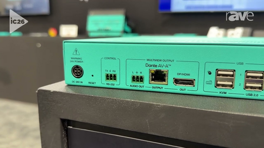 Chazy 4K Multiview Debuts as the First Dante AV-A Multiviewer