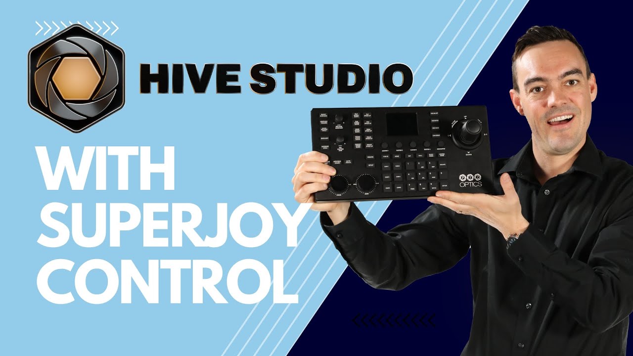 Hive Remote Control Master Remote PTZ Camera Control with PTZOptics SuperJoy and Hive Stud ...