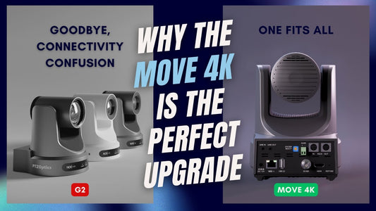 Upgrade to the PTZOptics Move 4K Series for Next-Level Flexibility, Connectivity, and Automation