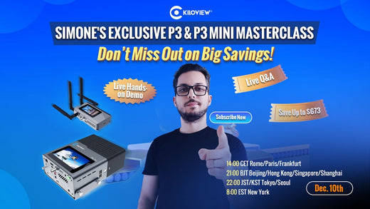 Master Wireless Video Production: Kiloview P3 & P3 Mini Live Demo with NDI HX Support