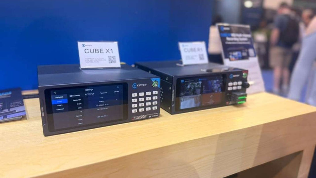 Kiloview Demonstrates Complete NDI Workflow with RF02 & CUBE X1 at NAB 2026