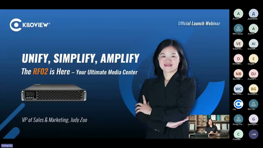Kiloview RF02 Official Launch Webinar Replay: Everything You Need to Know