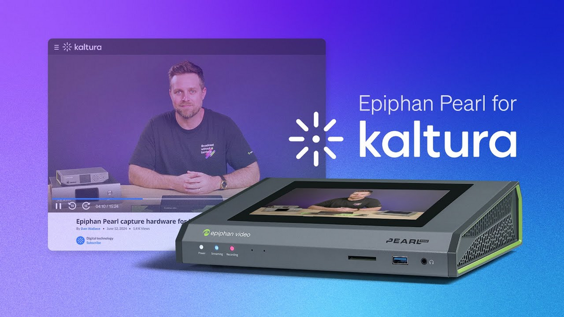 Seamless Video Integration with Kaltura Using Epiphan Pearl