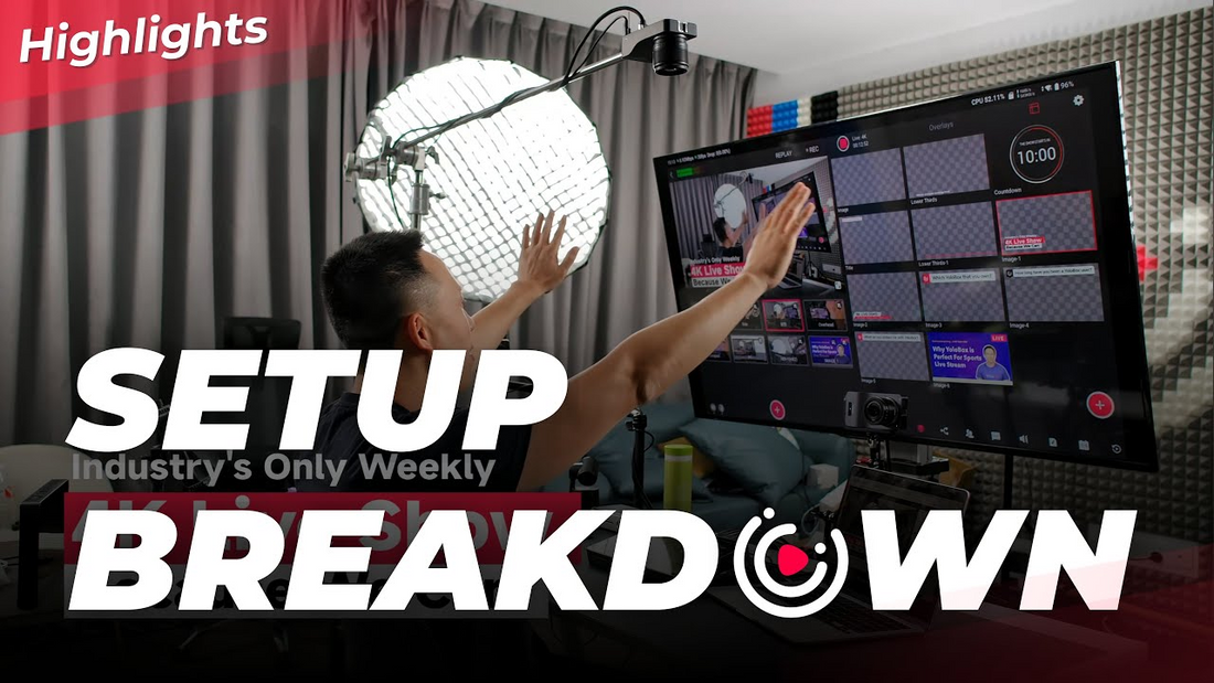 Behind the Scenes: How Frank Sets Up a 4K Multicam Livestream with YoloLiv