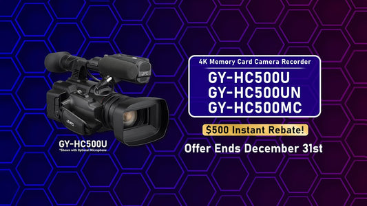 Unlock Savings with JVC Professional Video: $500 Instant Rebate on Select Camcorders – Act Now!