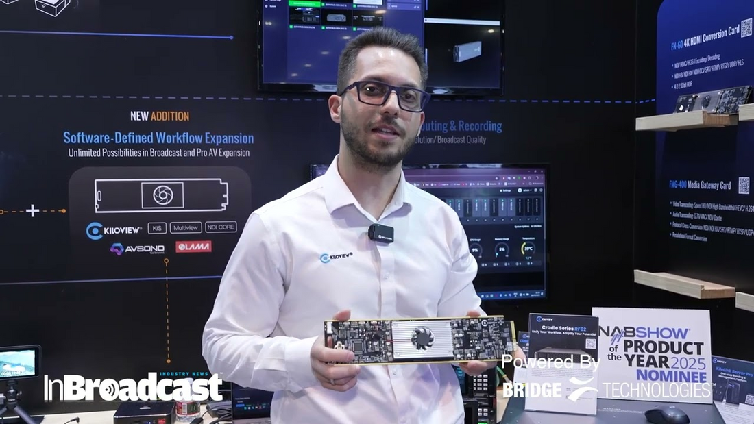 RF Cradle02 from Kiloview Redefines Modular AV Workflows at NAB 2025