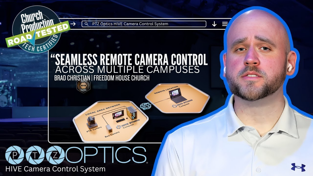 How Freedom House Church Simplifies Multi-Campus Video Production with PTZOptics Hive