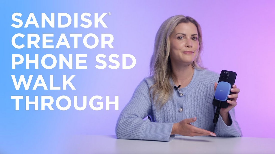 How to Set Up the SanDisk Desk Drive for Mobile Content Creators