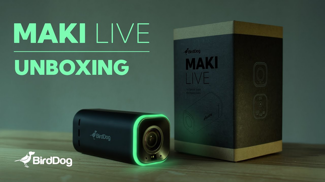 Unboxing the BirdDog MAKI Live – The Ultimate 4K Camera for Creators on the Move