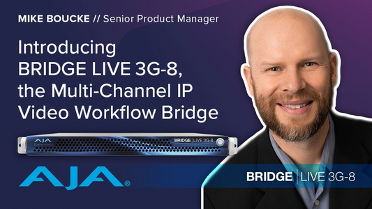 BRIDGE LIVE 3G-8 Delivers Scalable Live Video Encoding and IP Workflows