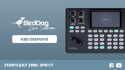 Hands-On with the New BirdDog KBD Controller: A Powerful Tool for PTZ Camera Pros