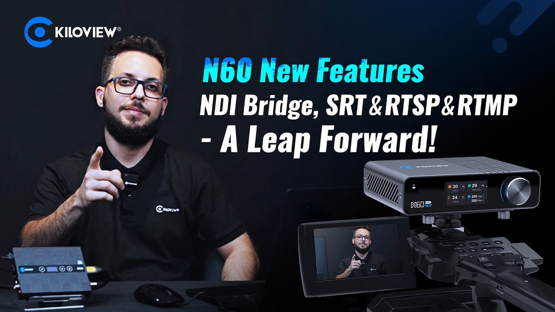 Discover the Power of Kiloview N60: Seamless Connectivity with NDI 6.0 and More