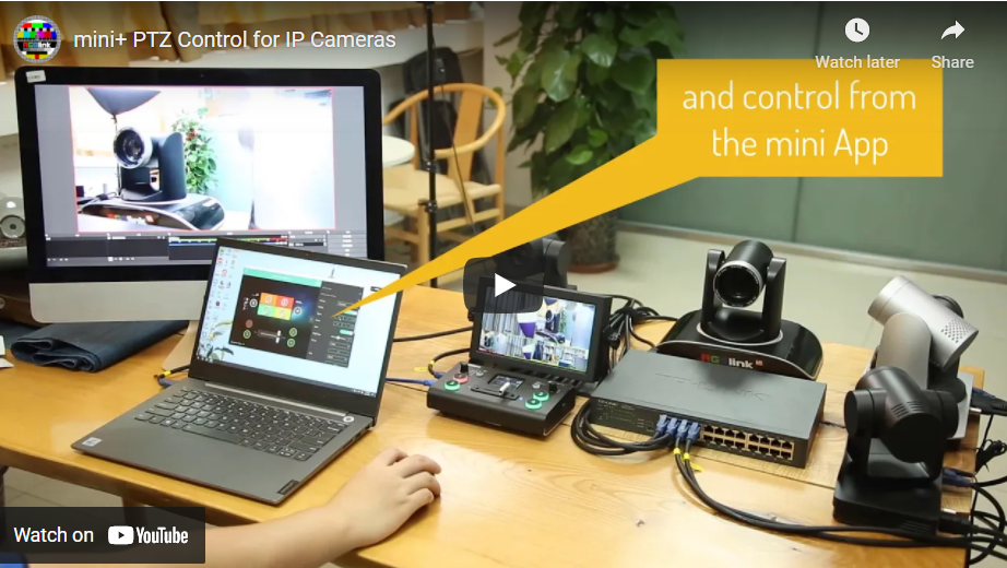 Watch RGBLink mini+ PTZ Control in Action!