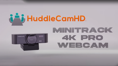 HuddleCamHD MiniTrack 4K Pro Webcam is AI Auto-Tracking and Auto-Framing