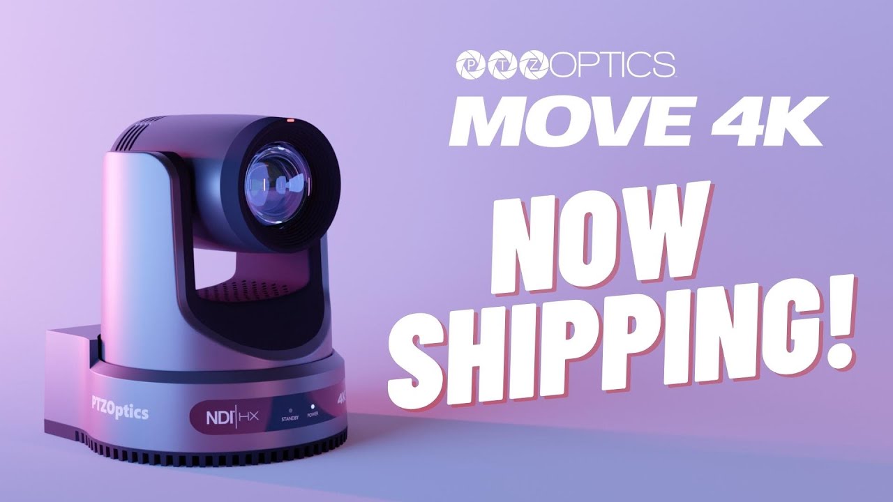 PTZOptics Move 4K Auto Tracking PTZ Camera is Here - Videoguys