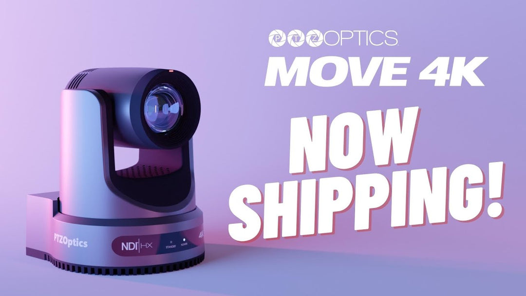 PTZOptics Move 4K Auto Tracking PTZ Camera is Here